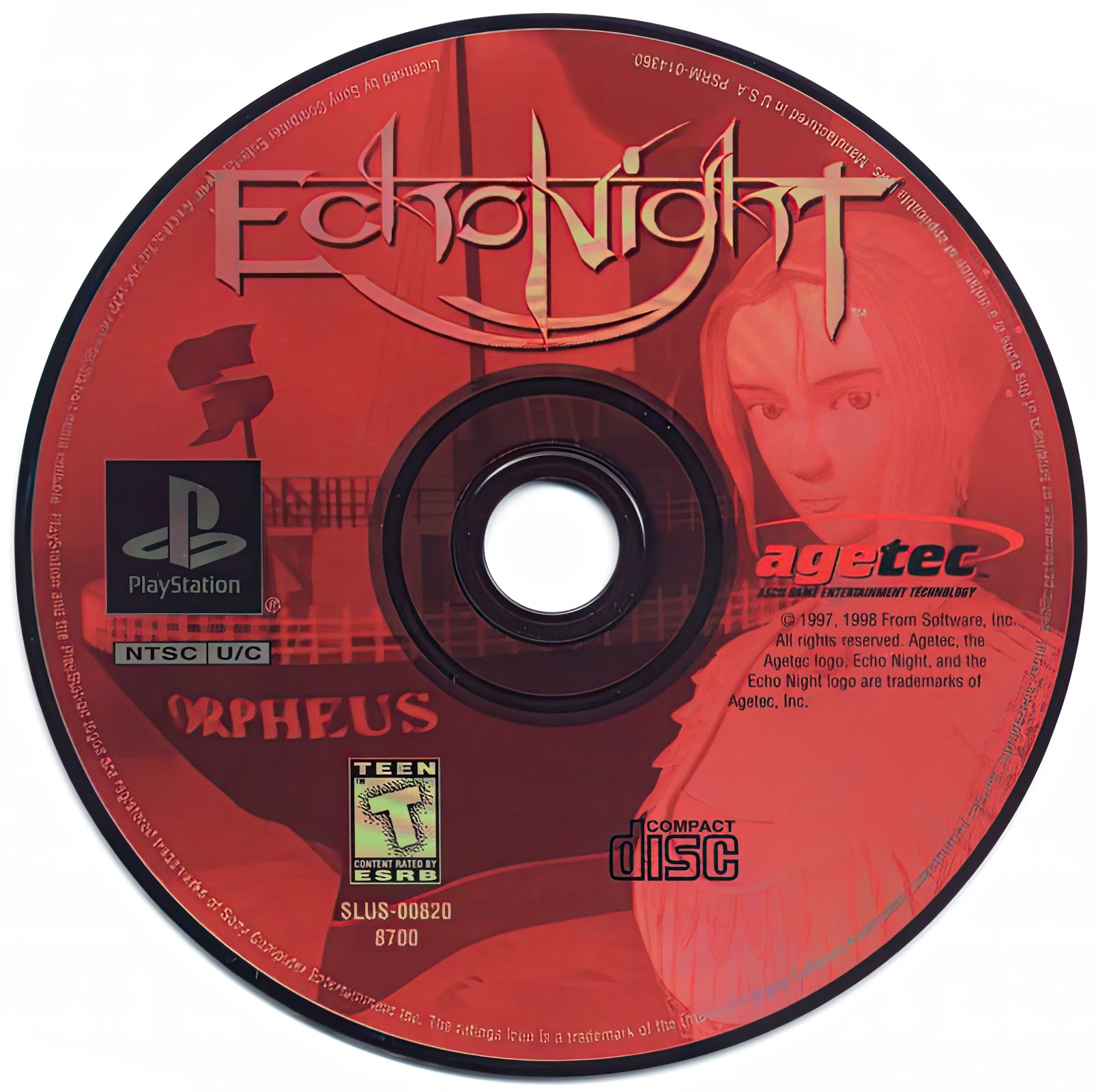 Лицензионный диск Echo Night для PlayStation